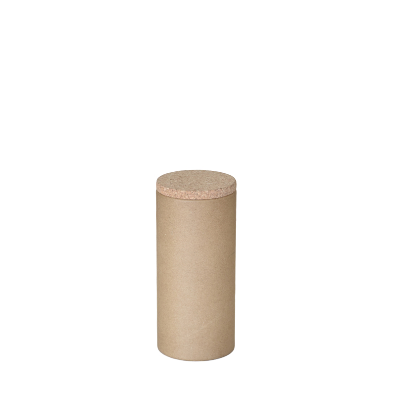 50 Paper Tubes cork lid kraft 1c | 160 x 80 mm I food grade